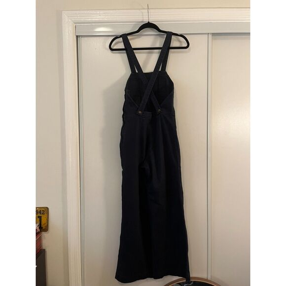 Apiece Apart Carmen Denim Overalls Dark Wash - Picture 4 of 7